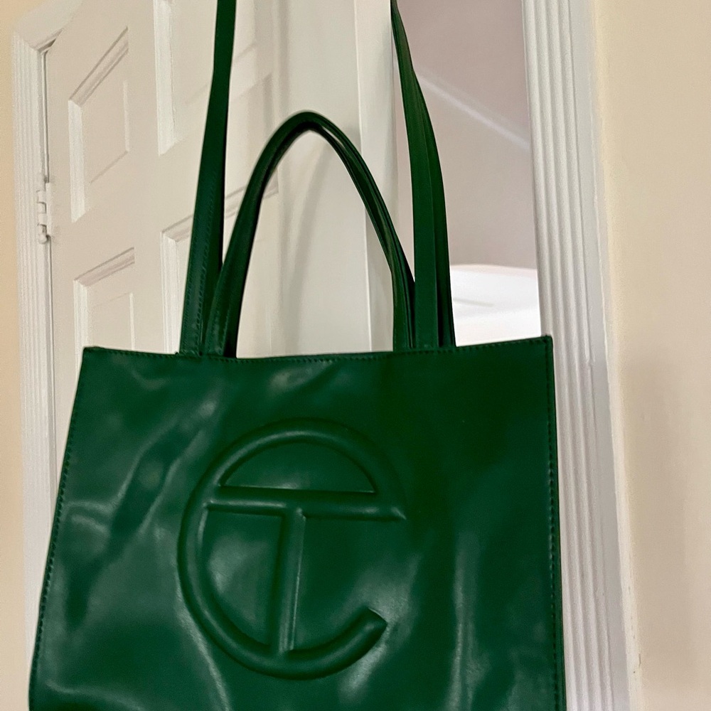 Telfar Green Tote Bag